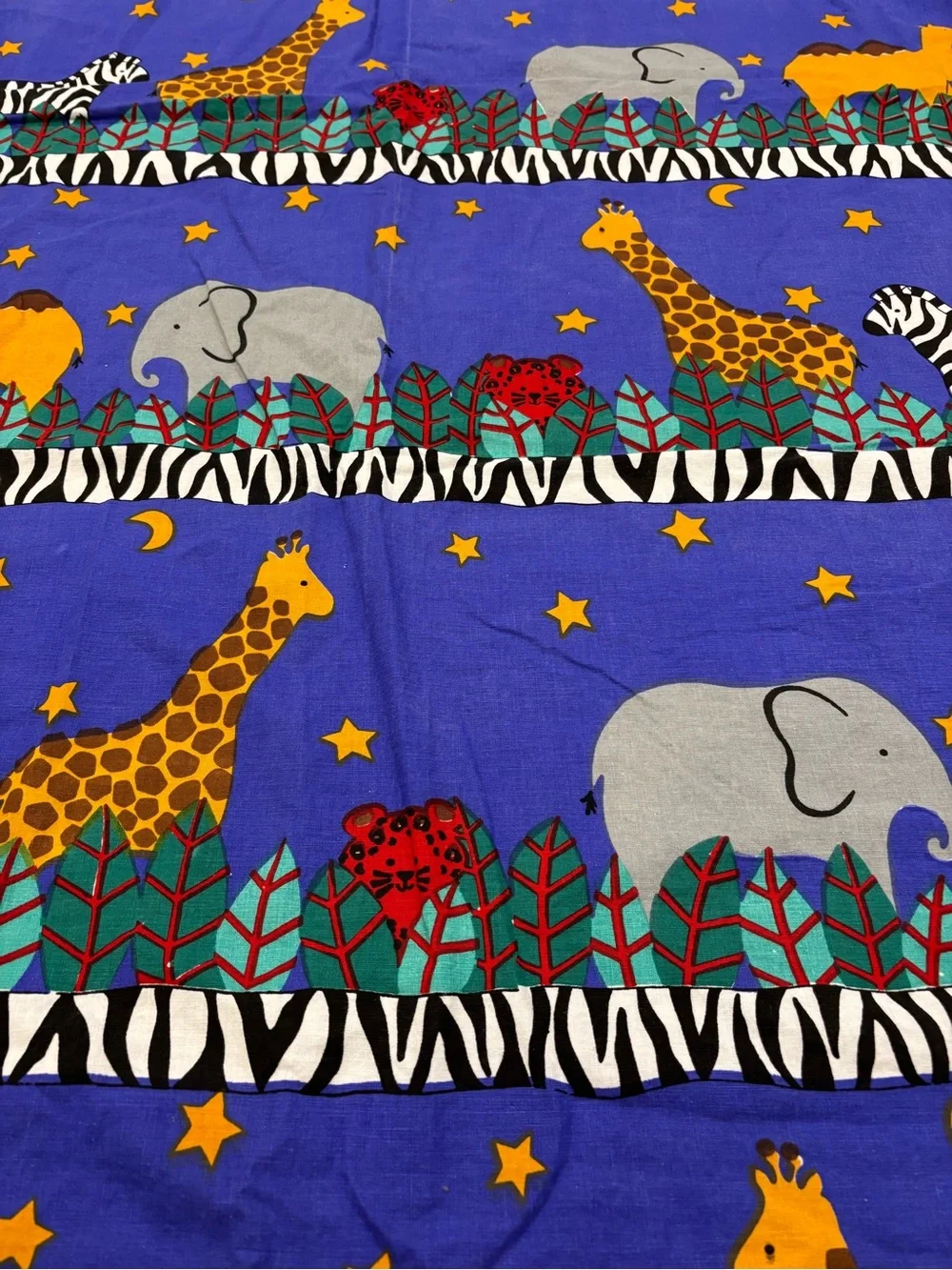 Pier1 Safari  Cotton Animal zebra camel giraffe shower curtain